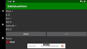 Bubble Level Voice Screenshot 1