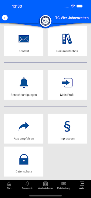 TC Vier Jahreszeiten e.V. Screenshot 3