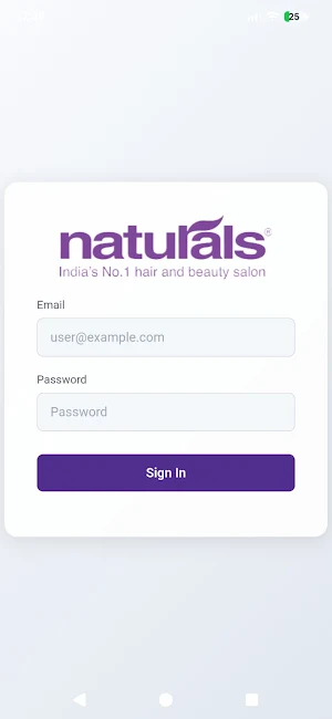 Naturals TV Player Screenshot 1