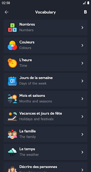 French Conversations - French Practice Screenshot 2