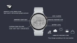 Gyro Plane Watch Face Screenshot 0