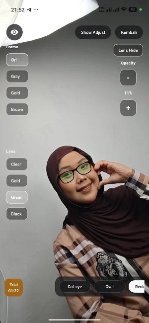 Try On Frame Glasses Screenshot 1