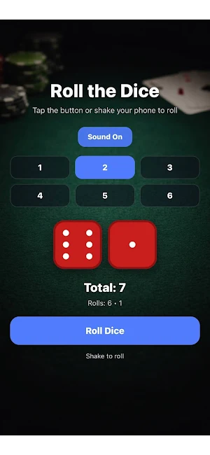 Dice Roll Casino Screenshot 1