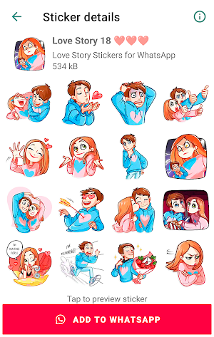 Love Story Stickers Screenshot 2