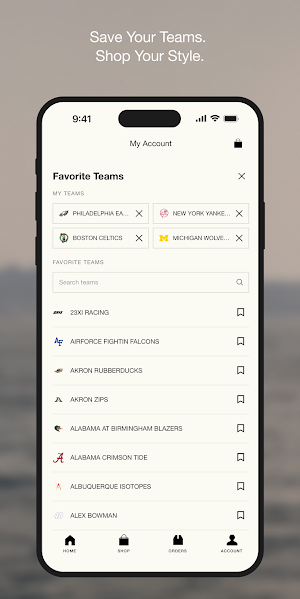 '47: Sports Hats & Fan Apparel Screenshot 2
