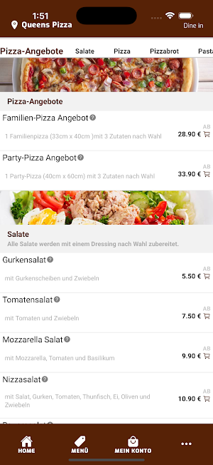 Queens Pizza Screenshot 2