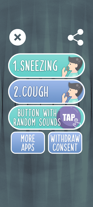 Sneeze and cough sounds Screenshot 0