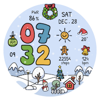 NW075: Digital watch face