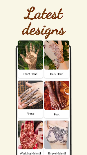 Mehndi Design Henna App Screenshot 1