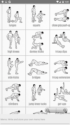 WORKOUT AT HOME WITHOUT EQUIPMENT Screenshot 1