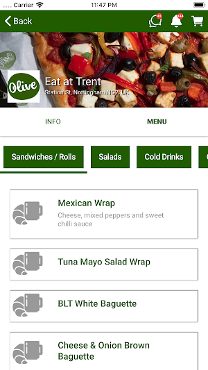 Eat at Trent Screenshot 2