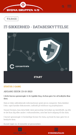 Bygma Læringsportal Screenshot 2