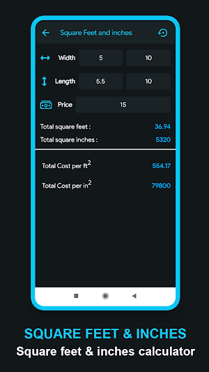 Square meters : sq.ft measure Screenshot 3