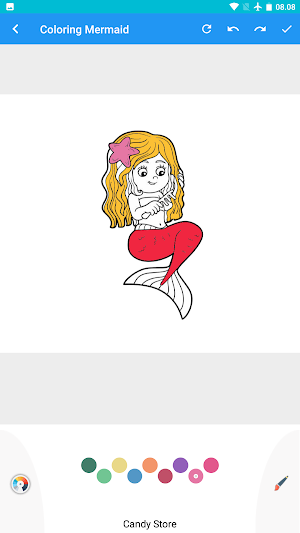 mermaid : coloring Screenshot 1