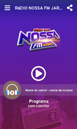 Rádio Nossa FM Jardins Screenshot 0