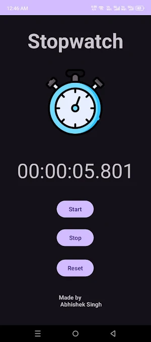 Stopwatch Screenshot 1
