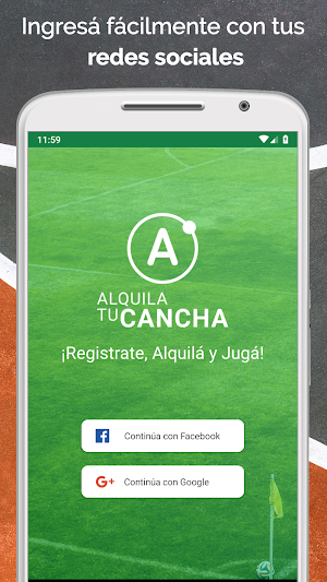 Alquila tu Cancha - Reserva de deportes online Screenshot 0