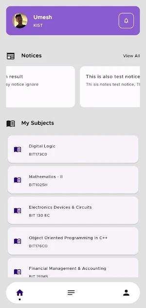 Online College Notes Screenshot 1