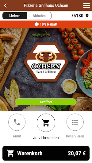 Pizzeria Grillhaus Ochsen Screenshot 0