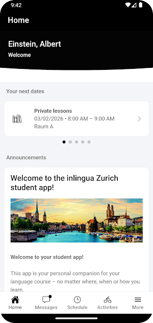 inlingua Zürich Screenshot 0