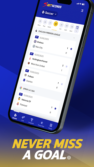 SuperSportBet Scores Screenshot 1
