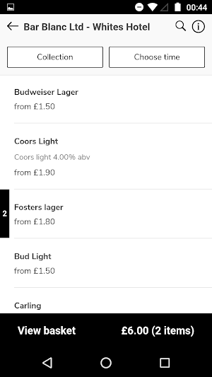 Bar Blanc Food & Drink Screenshot 2