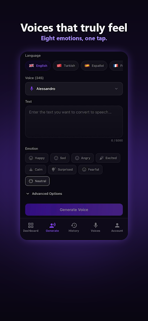 ProsodyAI: TTS & AI Video Screenshot 0