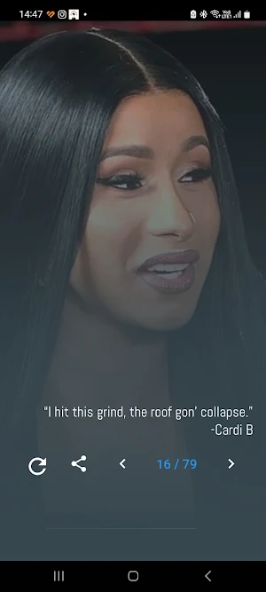 Cardi B Quotes and Lyrics Screenshot 3