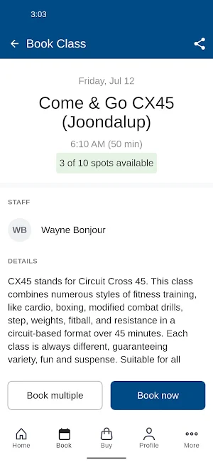 ECU Sport and Fitness Centres Screenshot 2