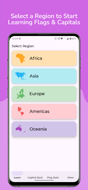 World Flags and Capitals Screenshot 0