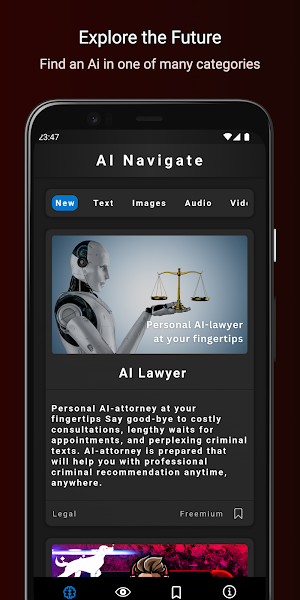 Ai Navigate - Explore Ai tools Screenshot 1