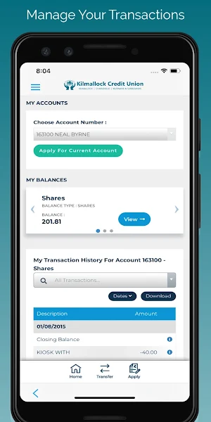 Kilmallock Credit Union Screenshot 1