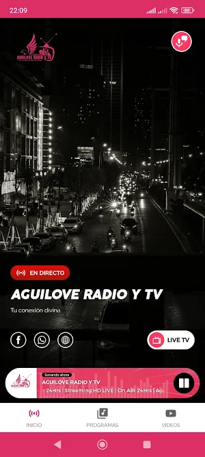 Aguilove Radio y TV Screenshot 1