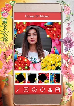 Flower Frame DP for Insta/FB Screenshot 2