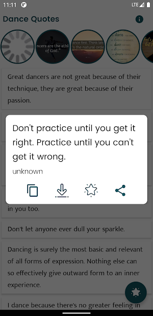 Dance Quotes and Sayings Screenshot 1