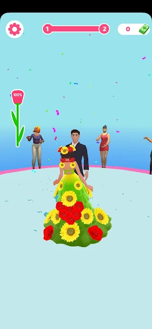 Flower Dress Run Screenshot 1