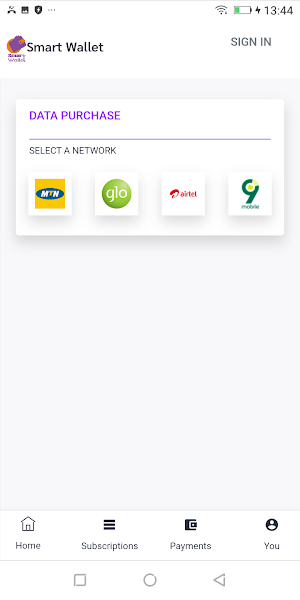 Smart Wallet Cheap Data, Airtime and Utiliites Screenshot 2