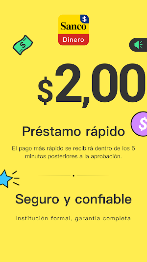 Sanco Dinero - Prestamos Fácil Screenshot 0