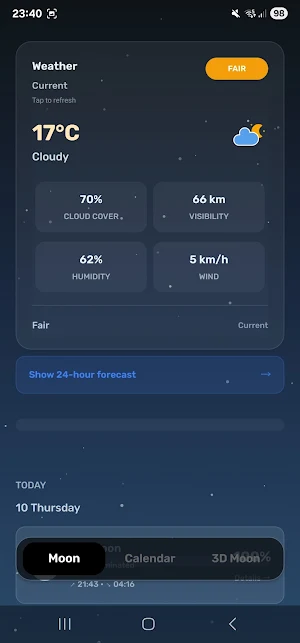 LunaScope 3D: MoonPhase Live Screenshot 3