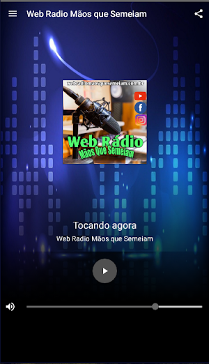 Web Radio mãos que semeiam Screenshot 0