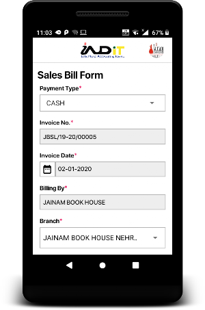 JAINAM Book House - Sales Screenshot 1