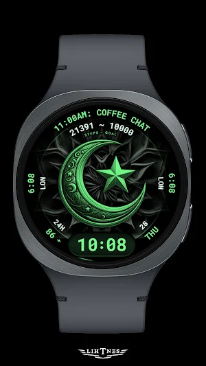 Islamic Watch Face 127 Screenshot 0