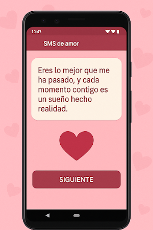 Mensajes de texto SMS de amor Screenshot 2