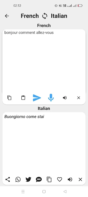 French To Italian Translator Screenshot 1