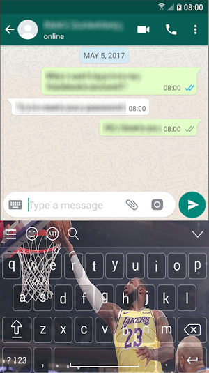 Lebron James Lakers Keyboard NBA 2K20 For Lovers Screenshot 1