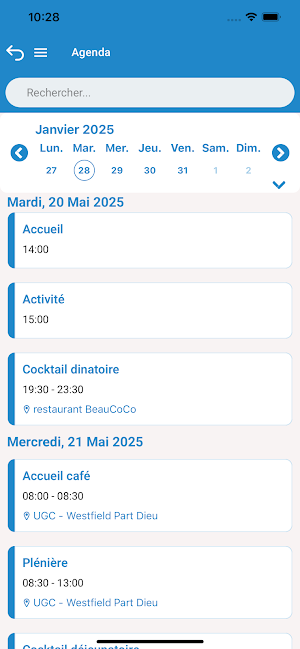 Convention Finance Screenshot 1