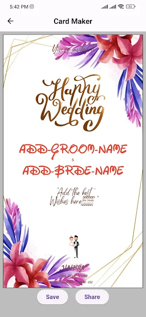 Invitation Card Maker-Greeting Screenshot 2