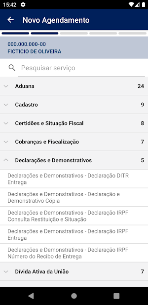 Agendamento Screenshot 2