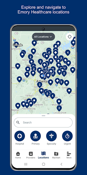 myEmoryHealth Screenshot 1