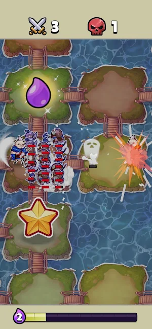 Island Conquest: Hero Battle Screenshot 0